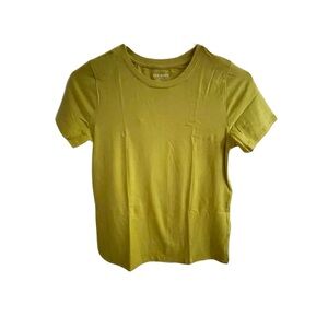 Old Navy Cropped Slim-Fit T-Shirt for Women XS Tall, Out on a Lime
